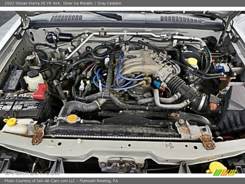 Silver Ice Metallic / Gray Celadon 2002 Nissan Xterra XE V6 4x4