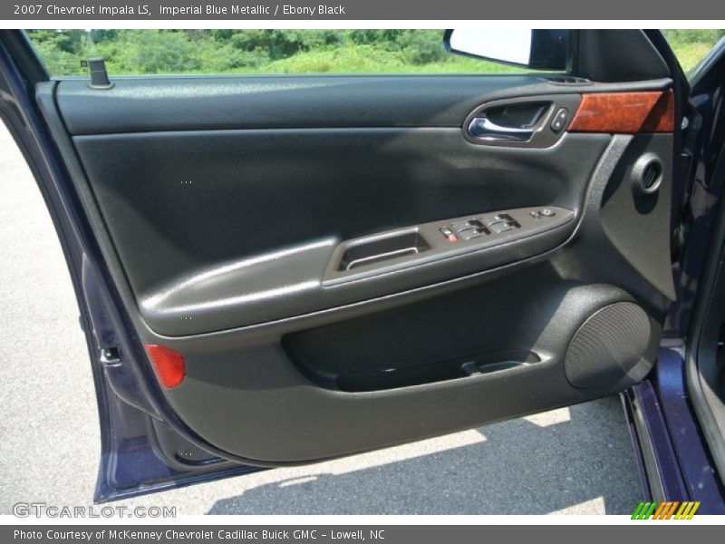 Imperial Blue Metallic / Ebony Black 2007 Chevrolet Impala LS