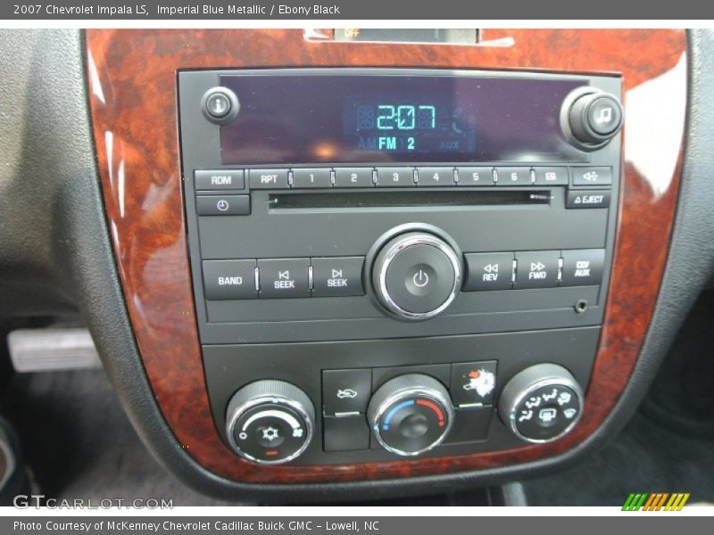 Imperial Blue Metallic / Ebony Black 2007 Chevrolet Impala LS