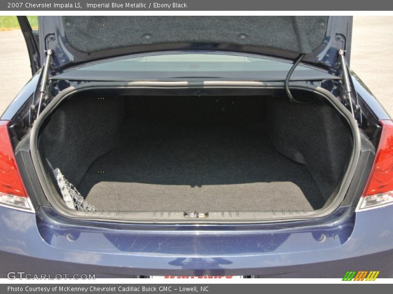 Imperial Blue Metallic / Ebony Black 2007 Chevrolet Impala LS