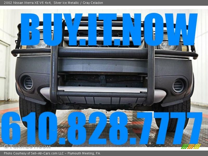 Silver Ice Metallic / Gray Celadon 2002 Nissan Xterra XE V6 4x4