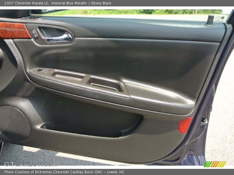Imperial Blue Metallic / Ebony Black 2007 Chevrolet Impala LS