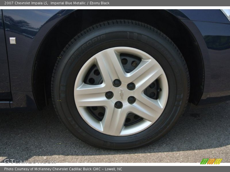 Imperial Blue Metallic / Ebony Black 2007 Chevrolet Impala LS