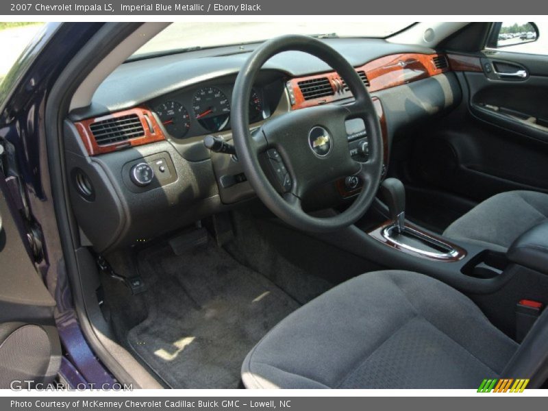 Imperial Blue Metallic / Ebony Black 2007 Chevrolet Impala LS