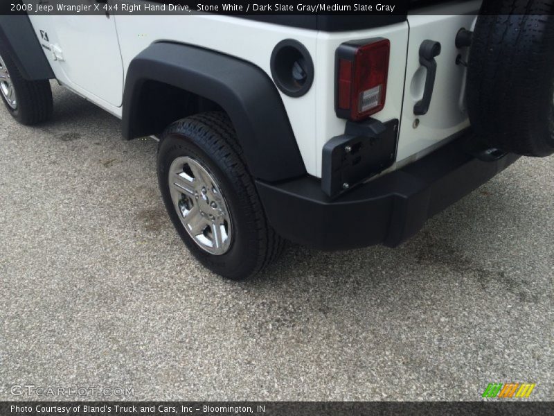 Stone White / Dark Slate Gray/Medium Slate Gray 2008 Jeep Wrangler X 4x4 Right Hand Drive