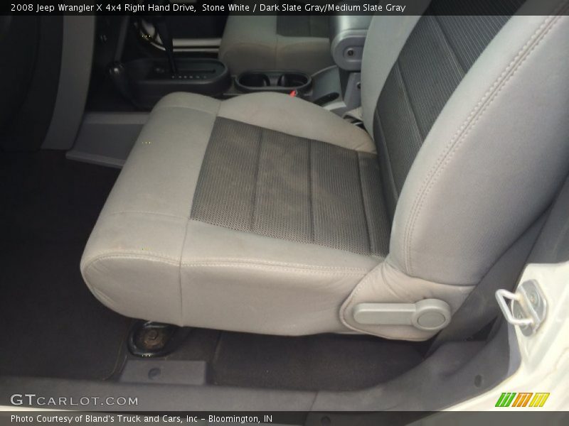Stone White / Dark Slate Gray/Medium Slate Gray 2008 Jeep Wrangler X 4x4 Right Hand Drive