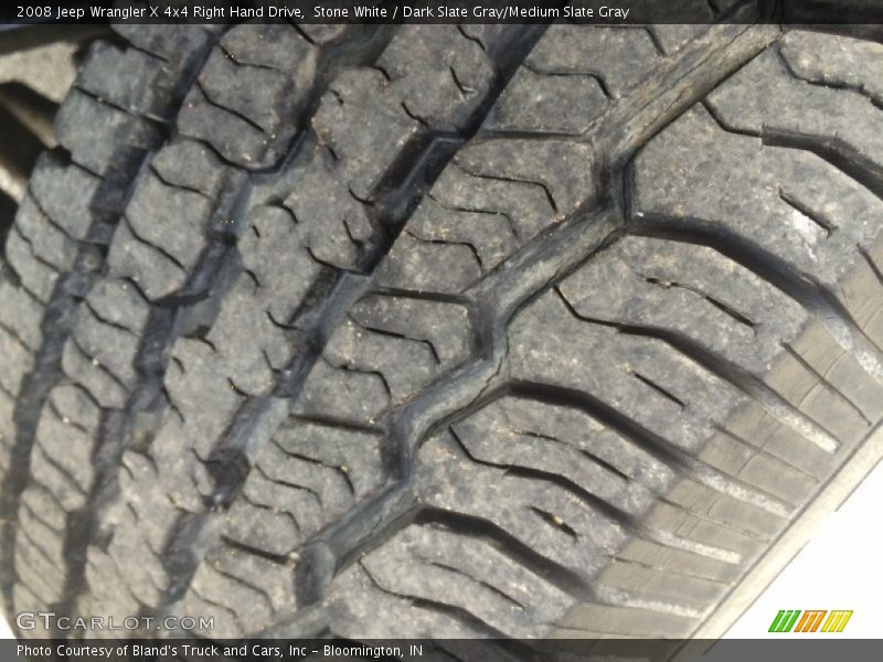 Stone White / Dark Slate Gray/Medium Slate Gray 2008 Jeep Wrangler X 4x4 Right Hand Drive
