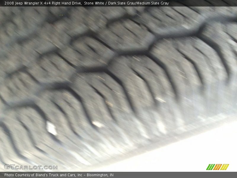 Stone White / Dark Slate Gray/Medium Slate Gray 2008 Jeep Wrangler X 4x4 Right Hand Drive