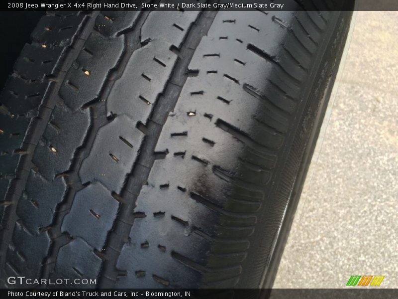 Stone White / Dark Slate Gray/Medium Slate Gray 2008 Jeep Wrangler X 4x4 Right Hand Drive
