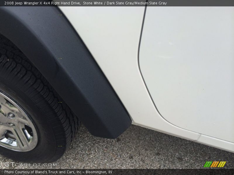 Stone White / Dark Slate Gray/Medium Slate Gray 2008 Jeep Wrangler X 4x4 Right Hand Drive