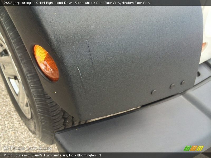 Stone White / Dark Slate Gray/Medium Slate Gray 2008 Jeep Wrangler X 4x4 Right Hand Drive