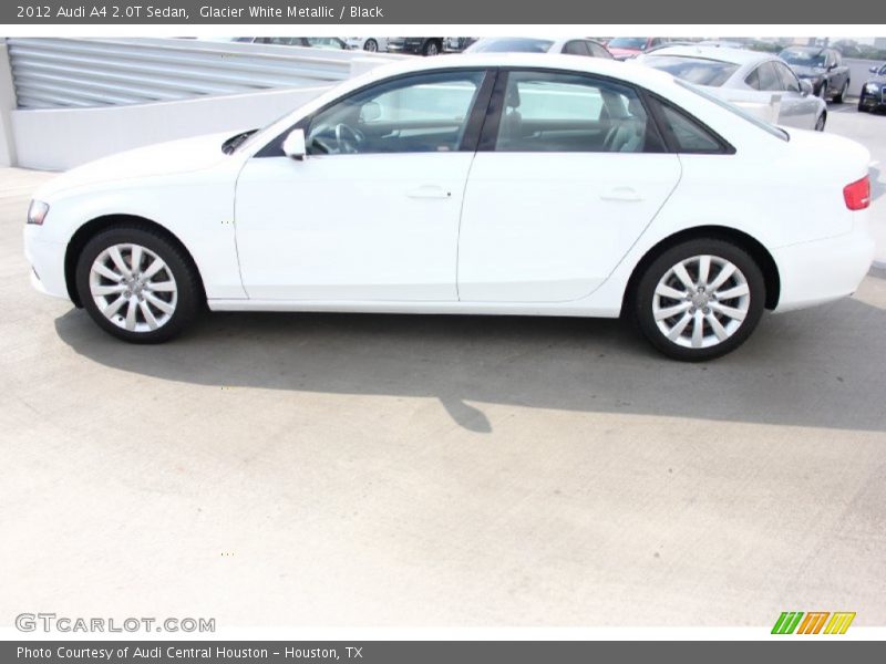 Glacier White Metallic / Black 2012 Audi A4 2.0T Sedan