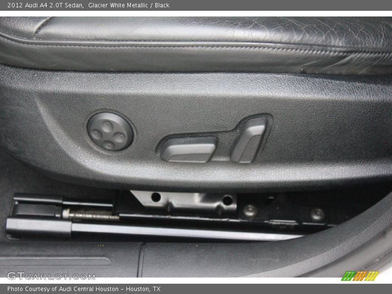 Glacier White Metallic / Black 2012 Audi A4 2.0T Sedan
