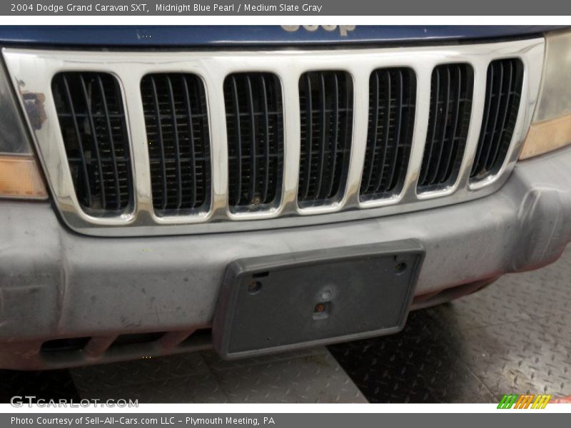 Midnight Blue Pearl / Medium Slate Gray 2004 Dodge Grand Caravan SXT