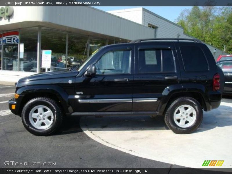 Black / Medium Slate Gray 2006 Jeep Liberty Sport 4x4