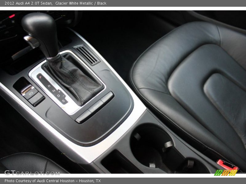 Glacier White Metallic / Black 2012 Audi A4 2.0T Sedan