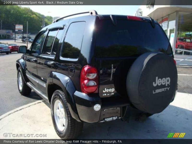 Black / Medium Slate Gray 2006 Jeep Liberty Sport 4x4