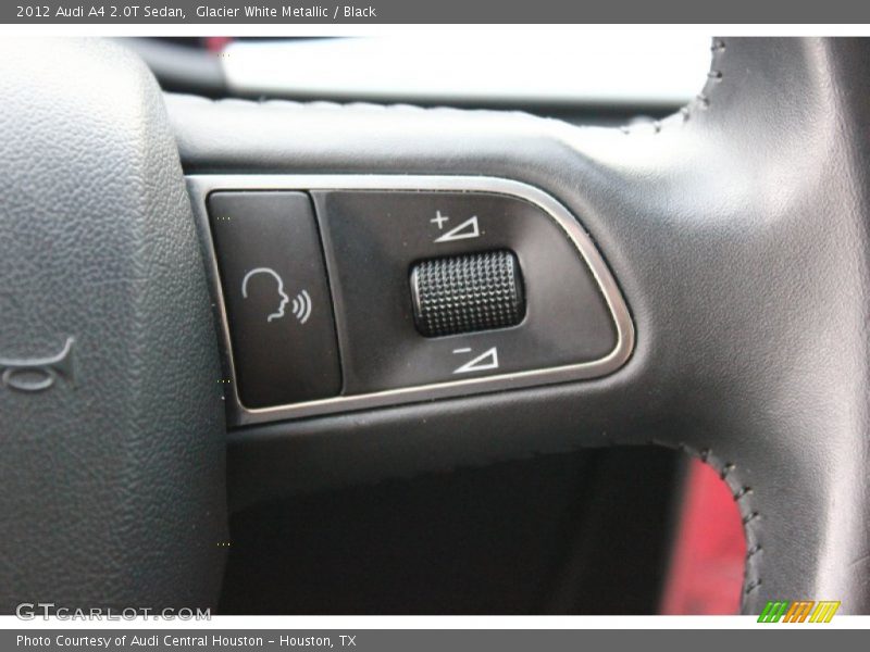 Glacier White Metallic / Black 2012 Audi A4 2.0T Sedan