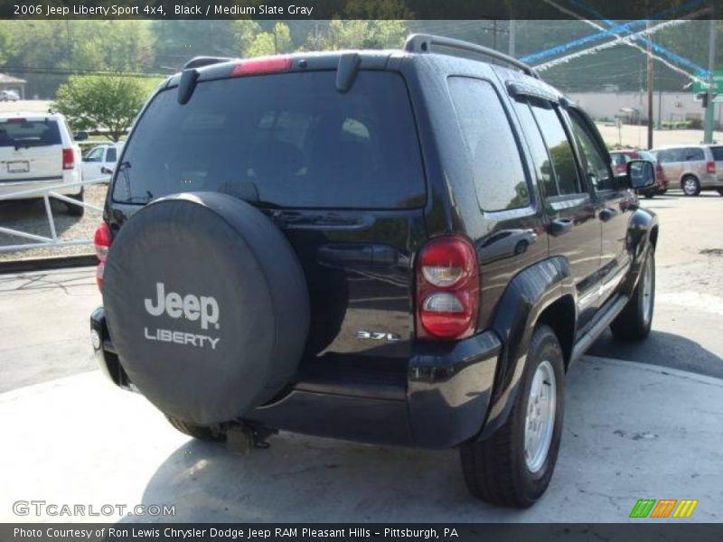 Black / Medium Slate Gray 2006 Jeep Liberty Sport 4x4