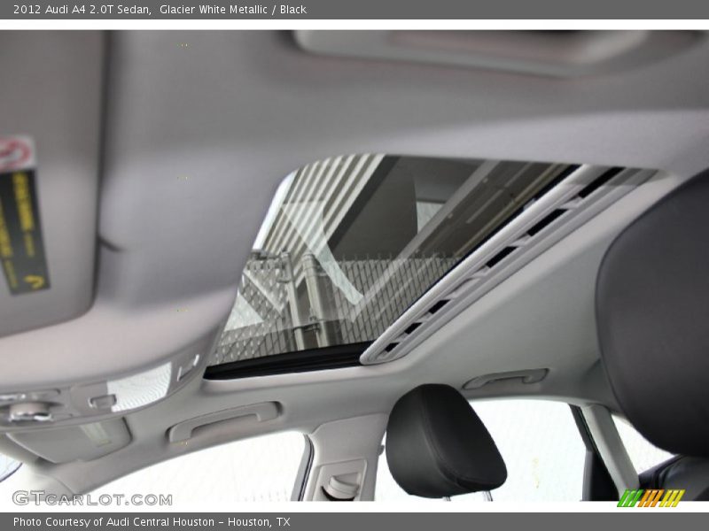 Glacier White Metallic / Black 2012 Audi A4 2.0T Sedan