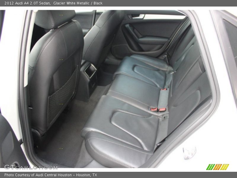 Glacier White Metallic / Black 2012 Audi A4 2.0T Sedan