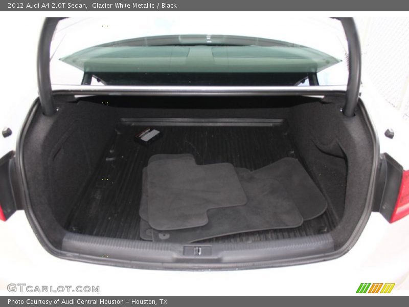 Glacier White Metallic / Black 2012 Audi A4 2.0T Sedan