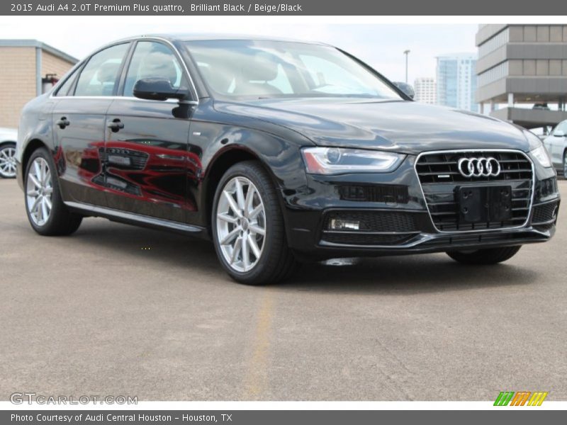 Brilliant Black / Beige/Black 2015 Audi A4 2.0T Premium Plus quattro