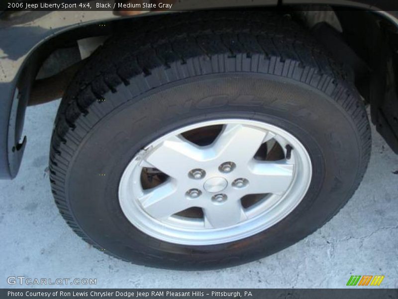 Black / Medium Slate Gray 2006 Jeep Liberty Sport 4x4