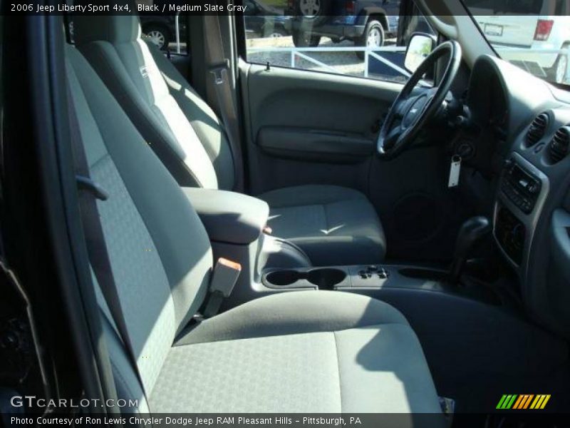 Black / Medium Slate Gray 2006 Jeep Liberty Sport 4x4