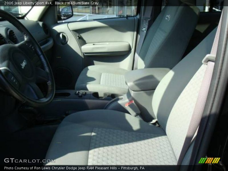 Black / Medium Slate Gray 2006 Jeep Liberty Sport 4x4