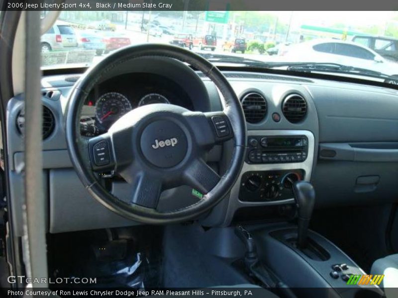 Black / Medium Slate Gray 2006 Jeep Liberty Sport 4x4