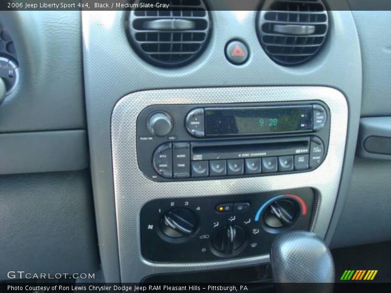 Black / Medium Slate Gray 2006 Jeep Liberty Sport 4x4