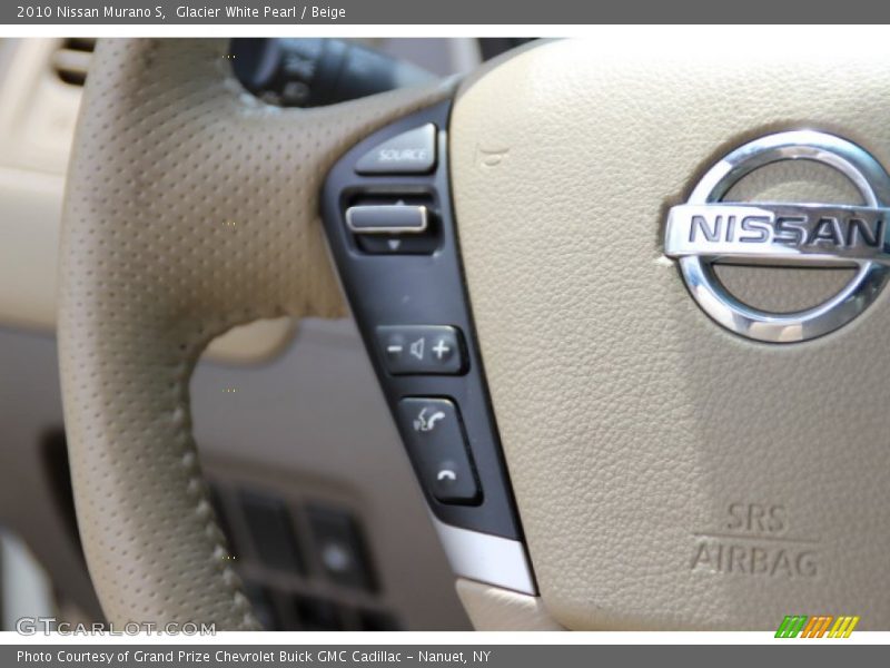 Glacier White Pearl / Beige 2010 Nissan Murano S