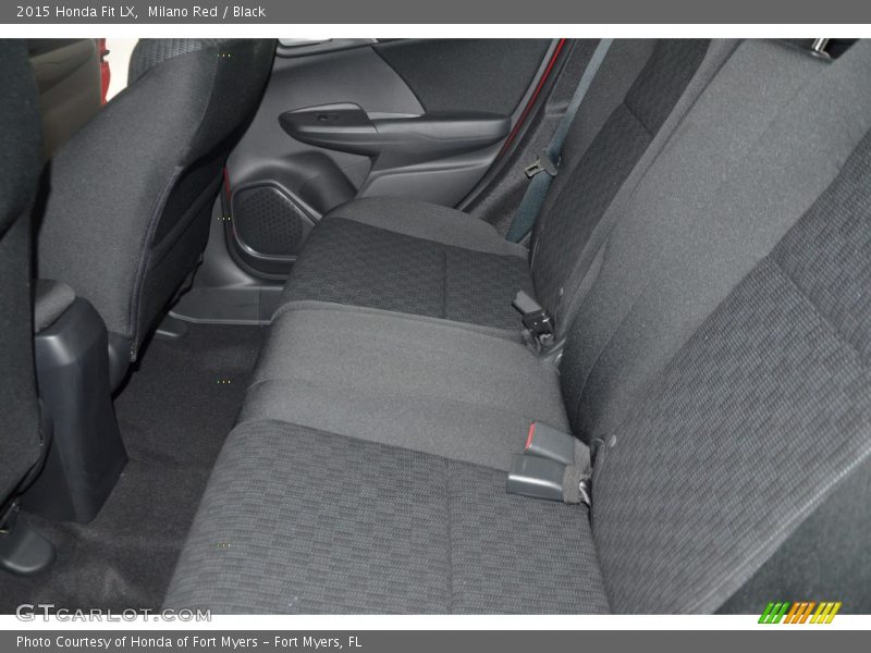 Milano Red / Black 2015 Honda Fit LX