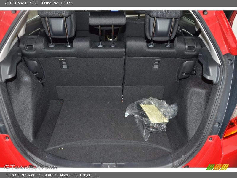 Milano Red / Black 2015 Honda Fit LX