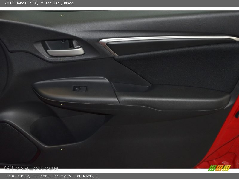 Milano Red / Black 2015 Honda Fit LX