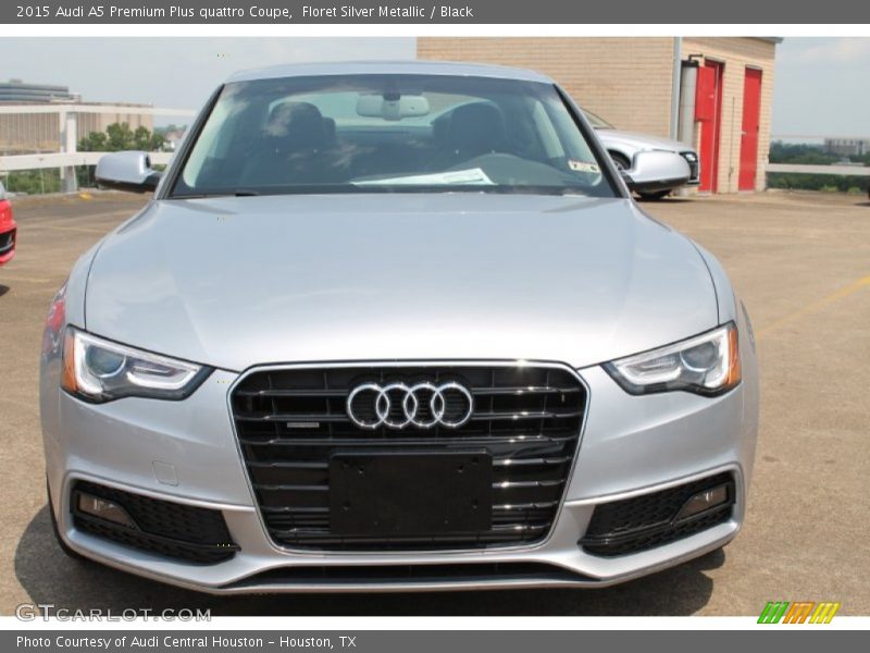 Floret Silver Metallic / Black 2015 Audi A5 Premium Plus quattro Coupe