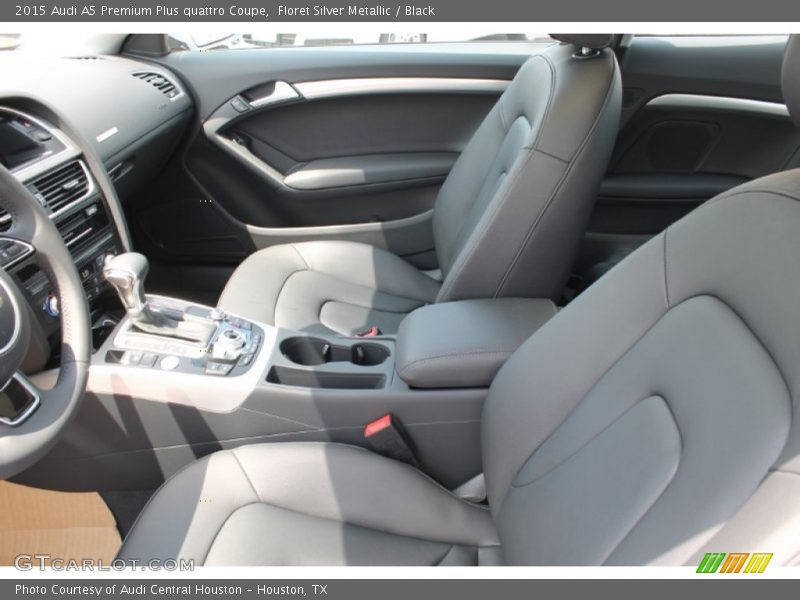 Floret Silver Metallic / Black 2015 Audi A5 Premium Plus quattro Coupe