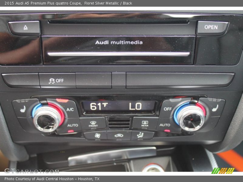 Floret Silver Metallic / Black 2015 Audi A5 Premium Plus quattro Coupe
