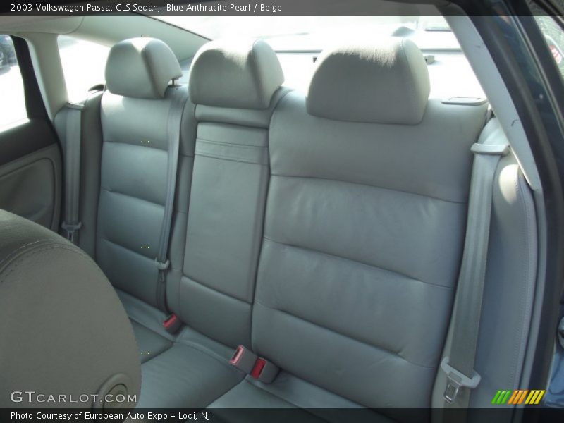 Blue Anthracite Pearl / Beige 2003 Volkswagen Passat GLS Sedan