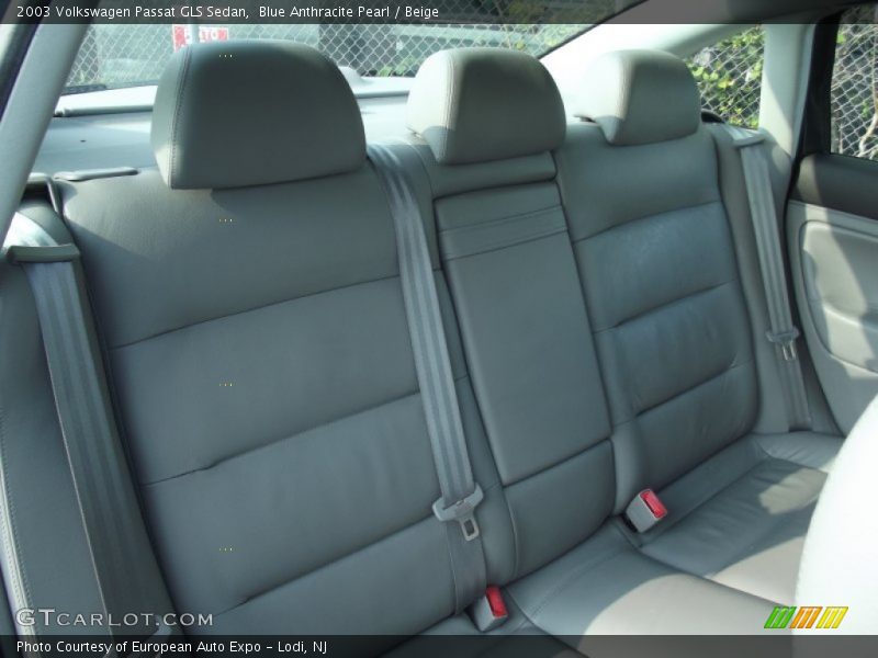 Blue Anthracite Pearl / Beige 2003 Volkswagen Passat GLS Sedan