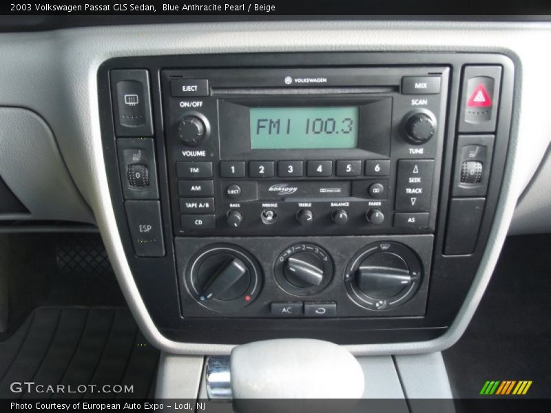 Blue Anthracite Pearl / Beige 2003 Volkswagen Passat GLS Sedan