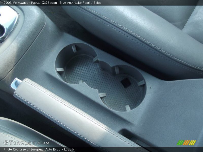 Blue Anthracite Pearl / Beige 2003 Volkswagen Passat GLS Sedan