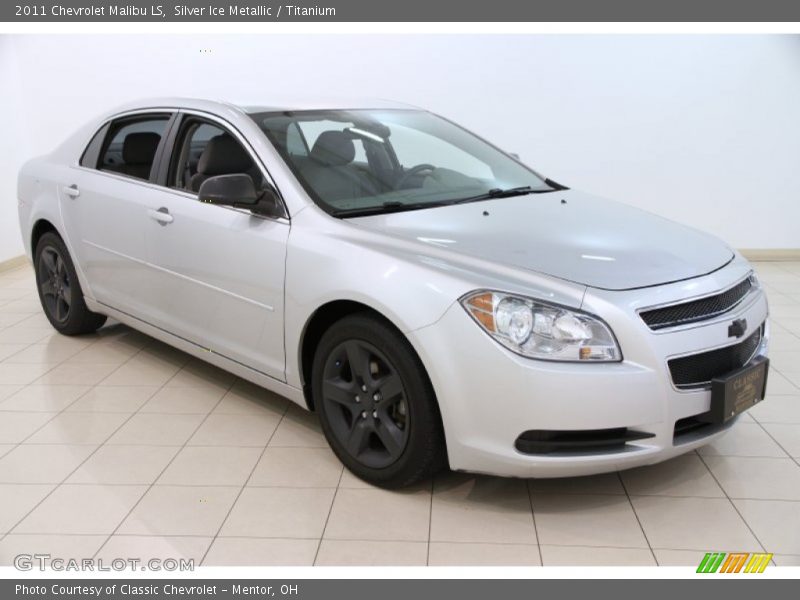 Silver Ice Metallic / Titanium 2011 Chevrolet Malibu LS