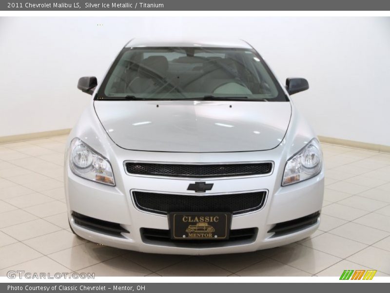 Silver Ice Metallic / Titanium 2011 Chevrolet Malibu LS