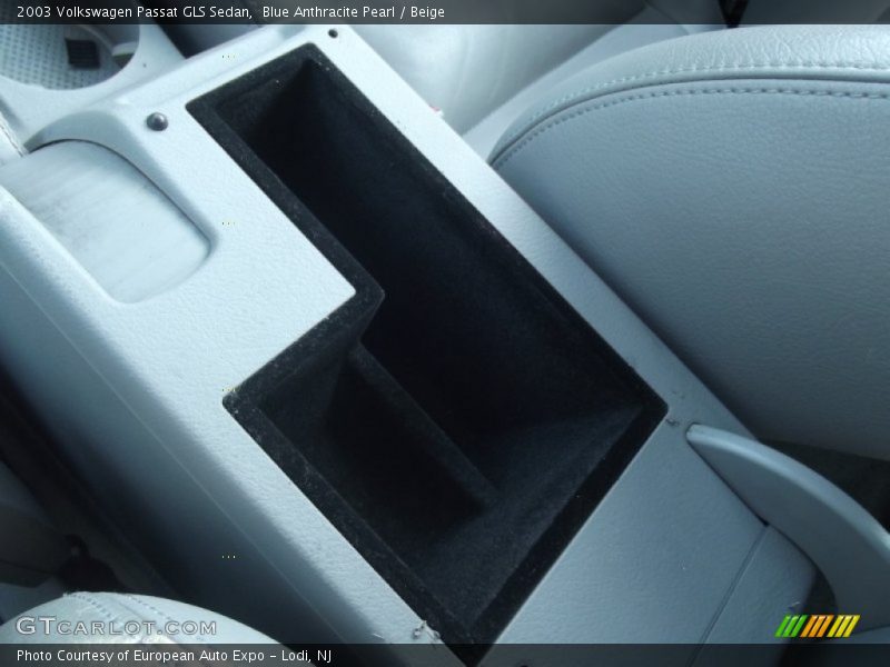 Blue Anthracite Pearl / Beige 2003 Volkswagen Passat GLS Sedan