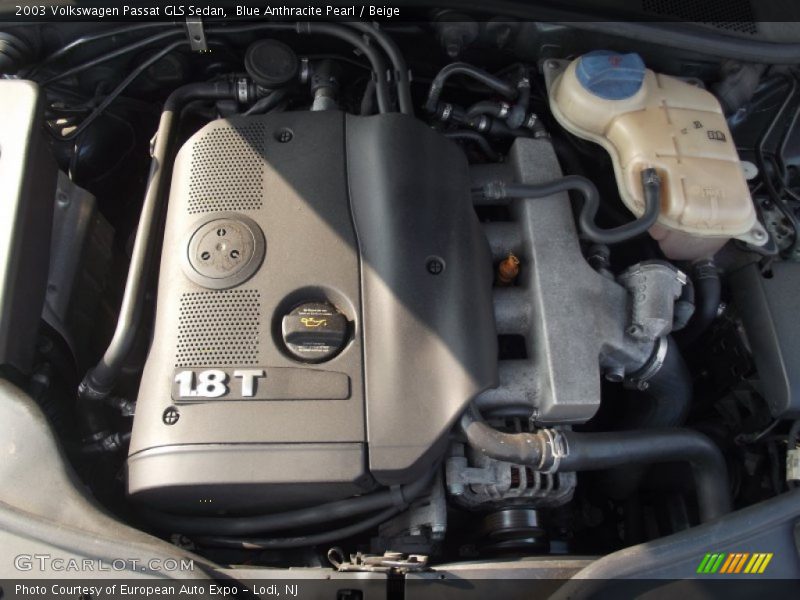 Blue Anthracite Pearl / Beige 2003 Volkswagen Passat GLS Sedan