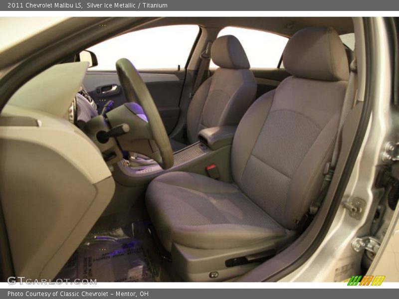 Silver Ice Metallic / Titanium 2011 Chevrolet Malibu LS