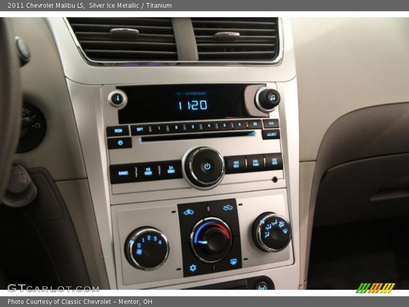 Silver Ice Metallic / Titanium 2011 Chevrolet Malibu LS