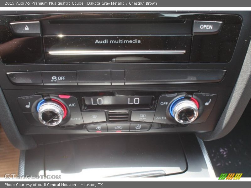 Dakota Gray Metallic / Chestnut Brown 2015 Audi A5 Premium Plus quattro Coupe